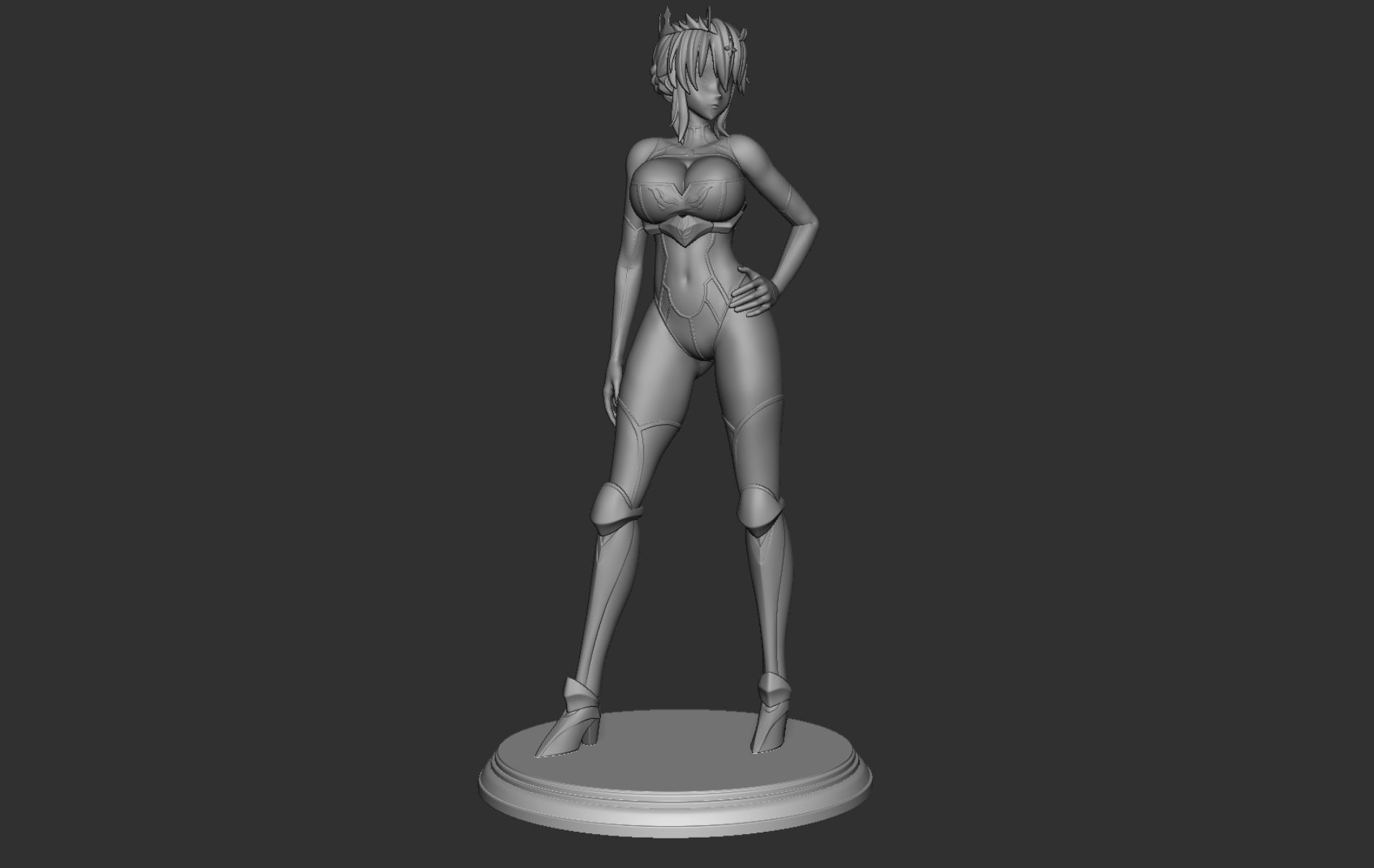 Artoria Pendragon 3D print model_11