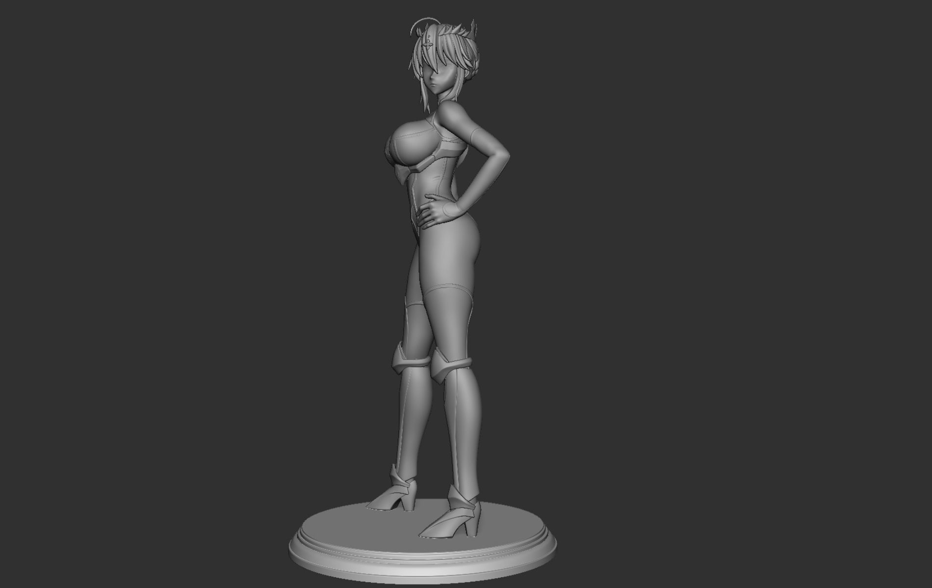 Artoria Pendragon 3D print model_7