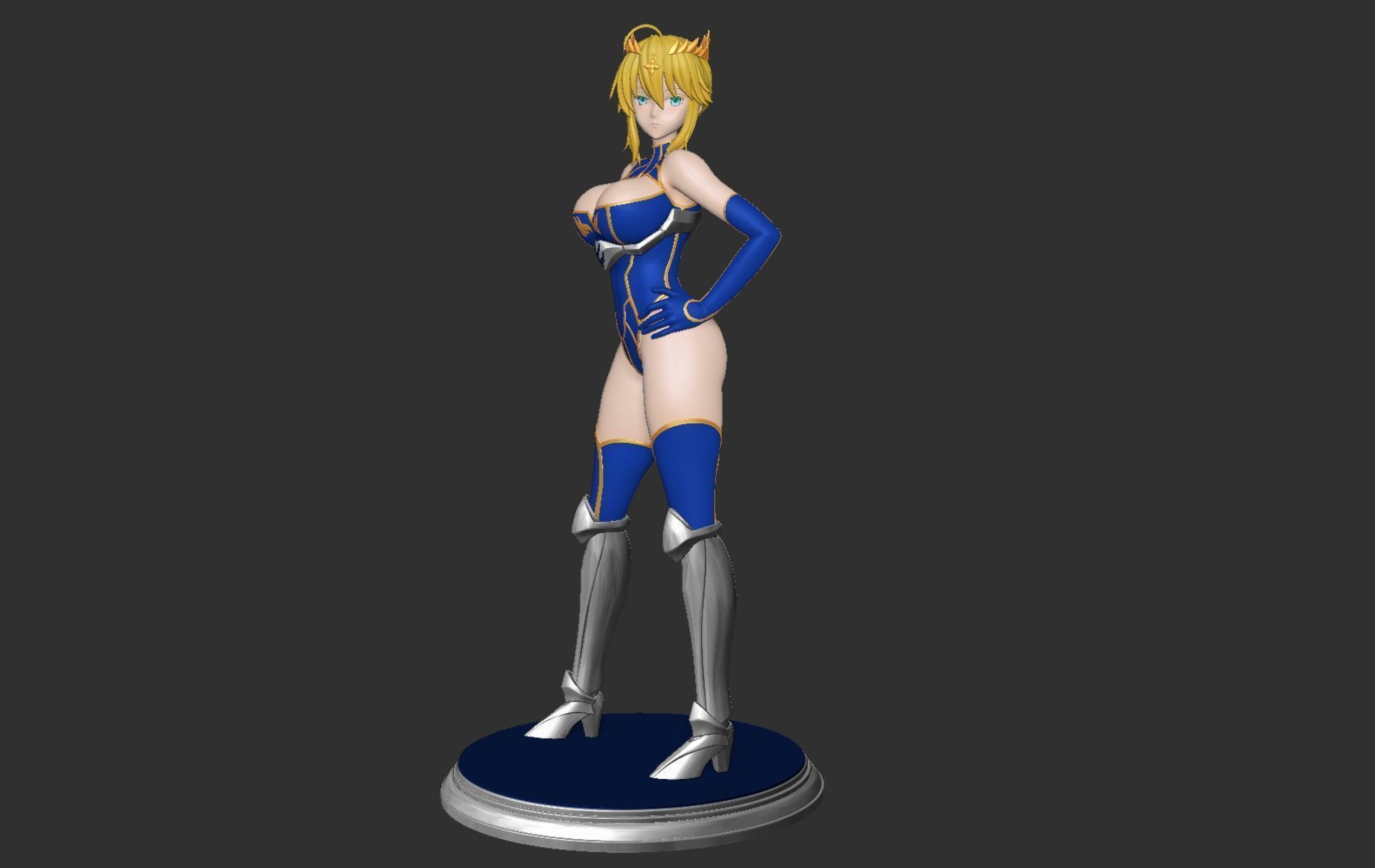 Artoria Pendragon 3D print model_6