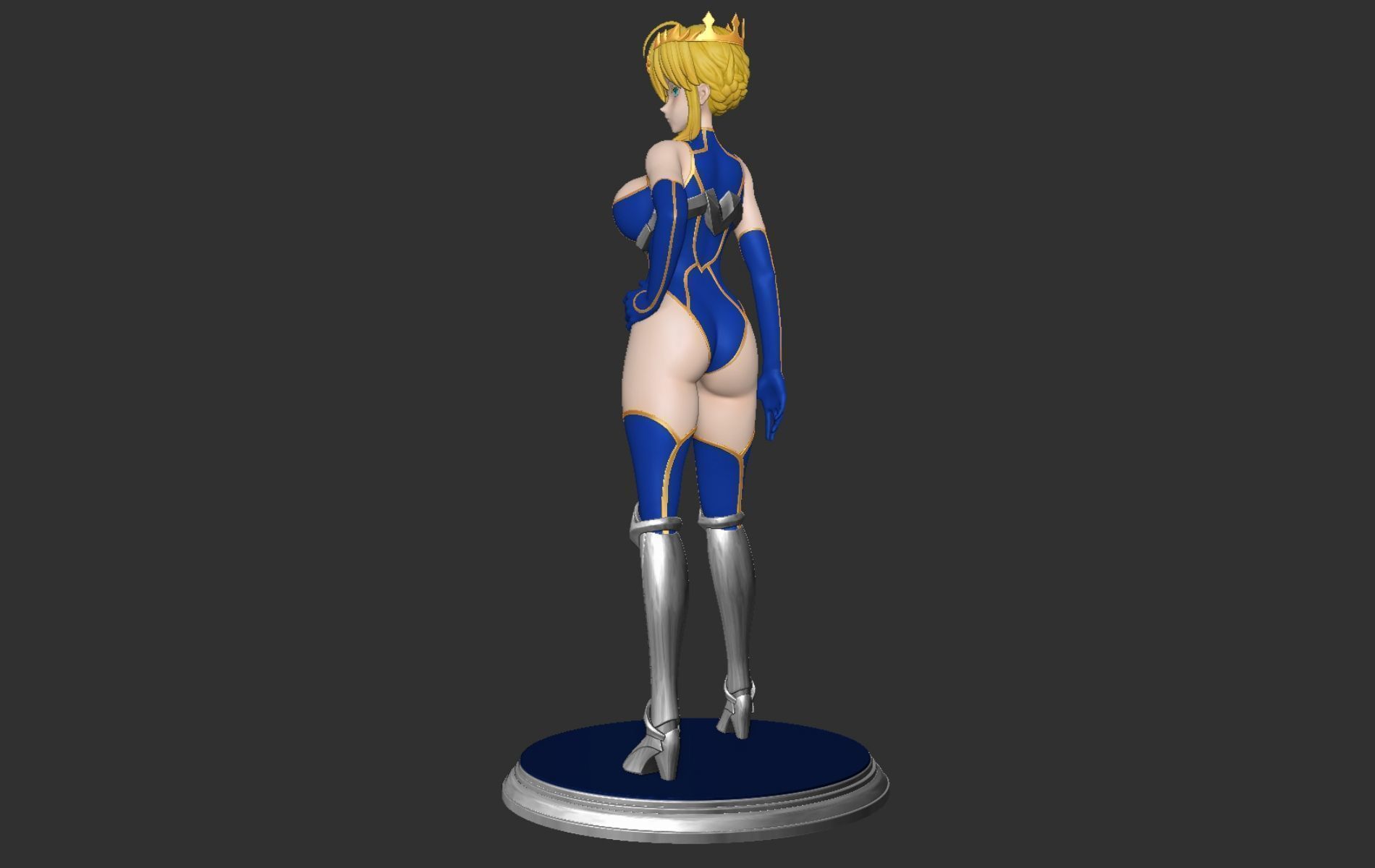 Artoria Pendragon 3D print model_8