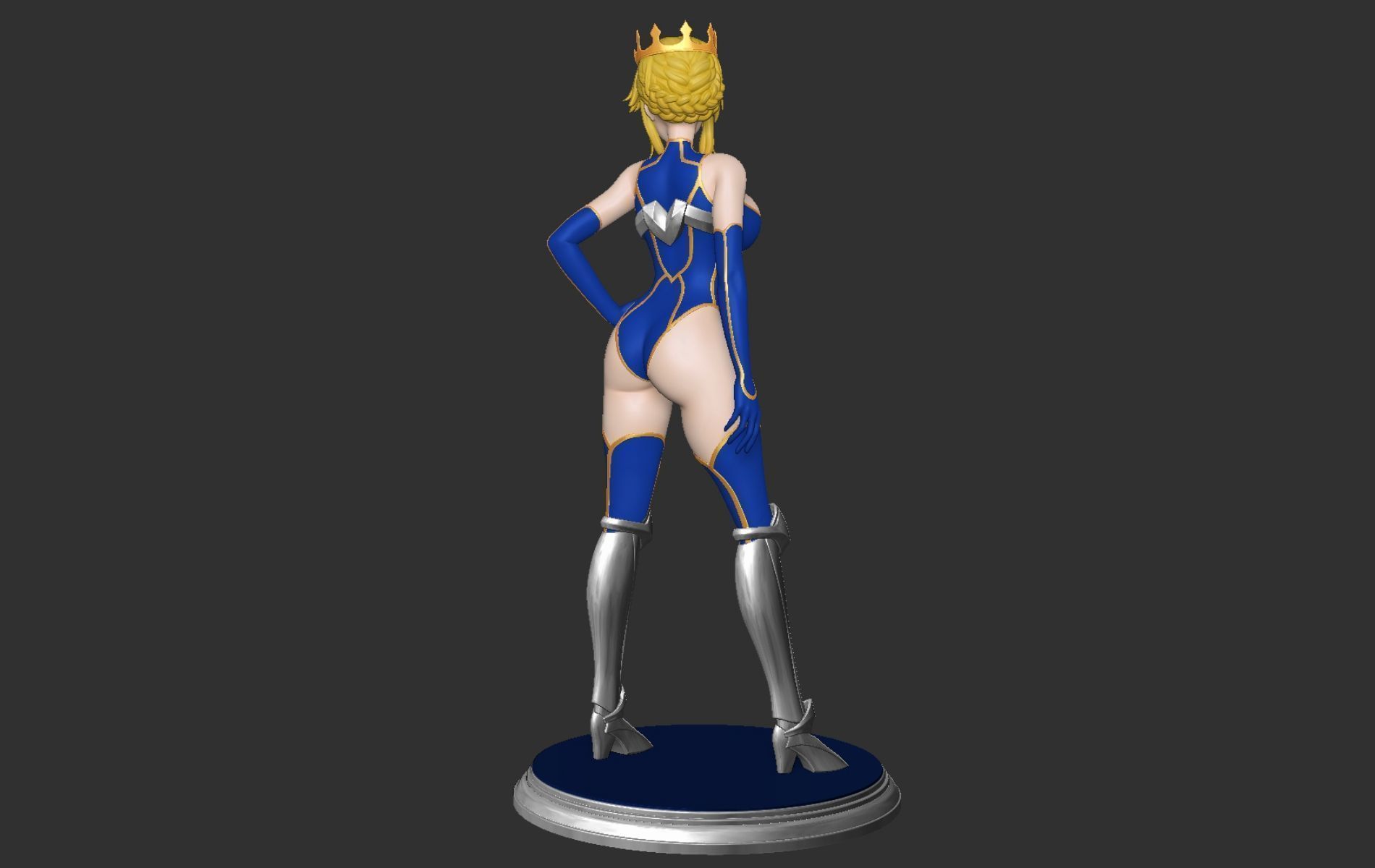 Artoria Pendragon 3D print model_10