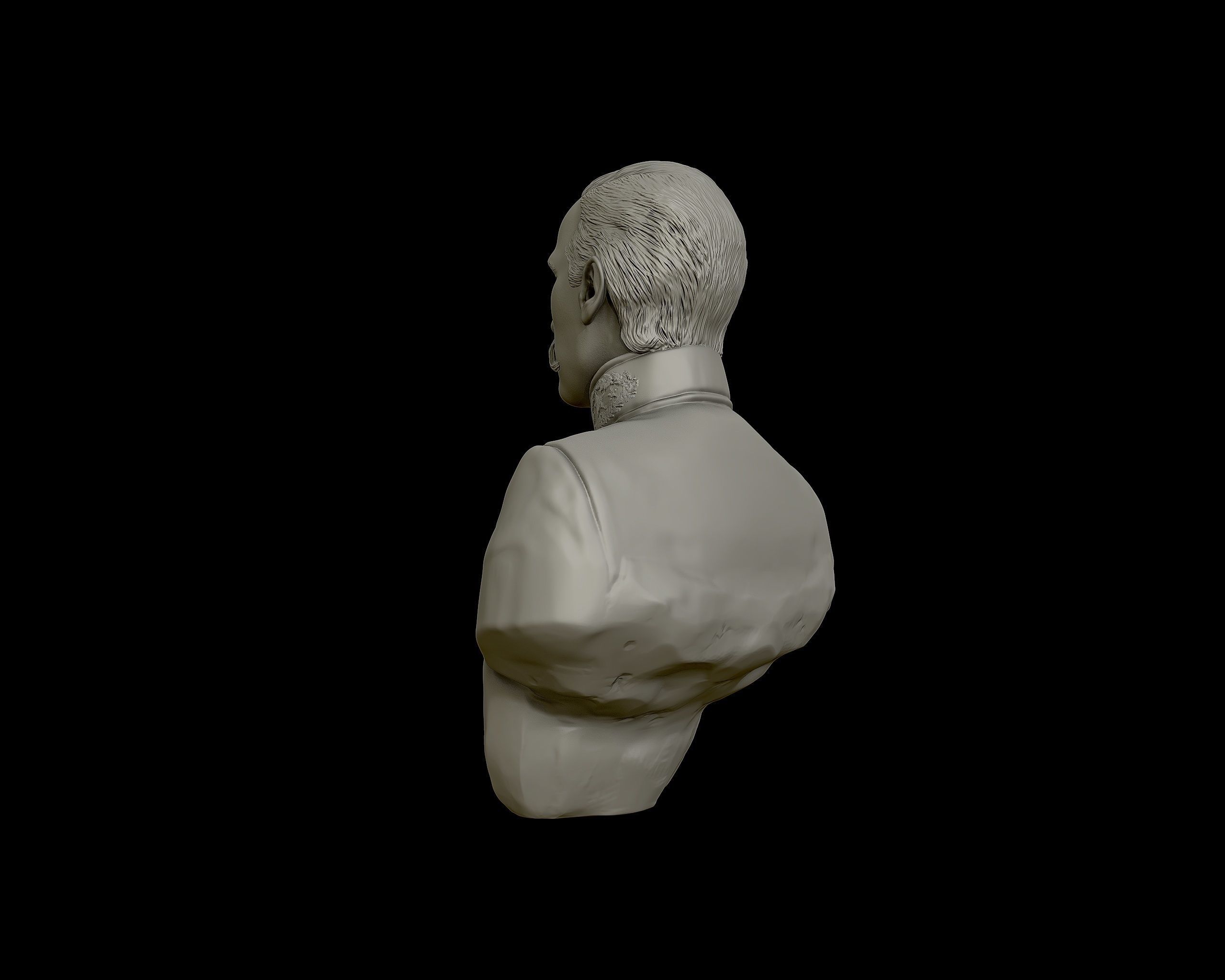 General Henry Heth bust sculpture  3D print model_20