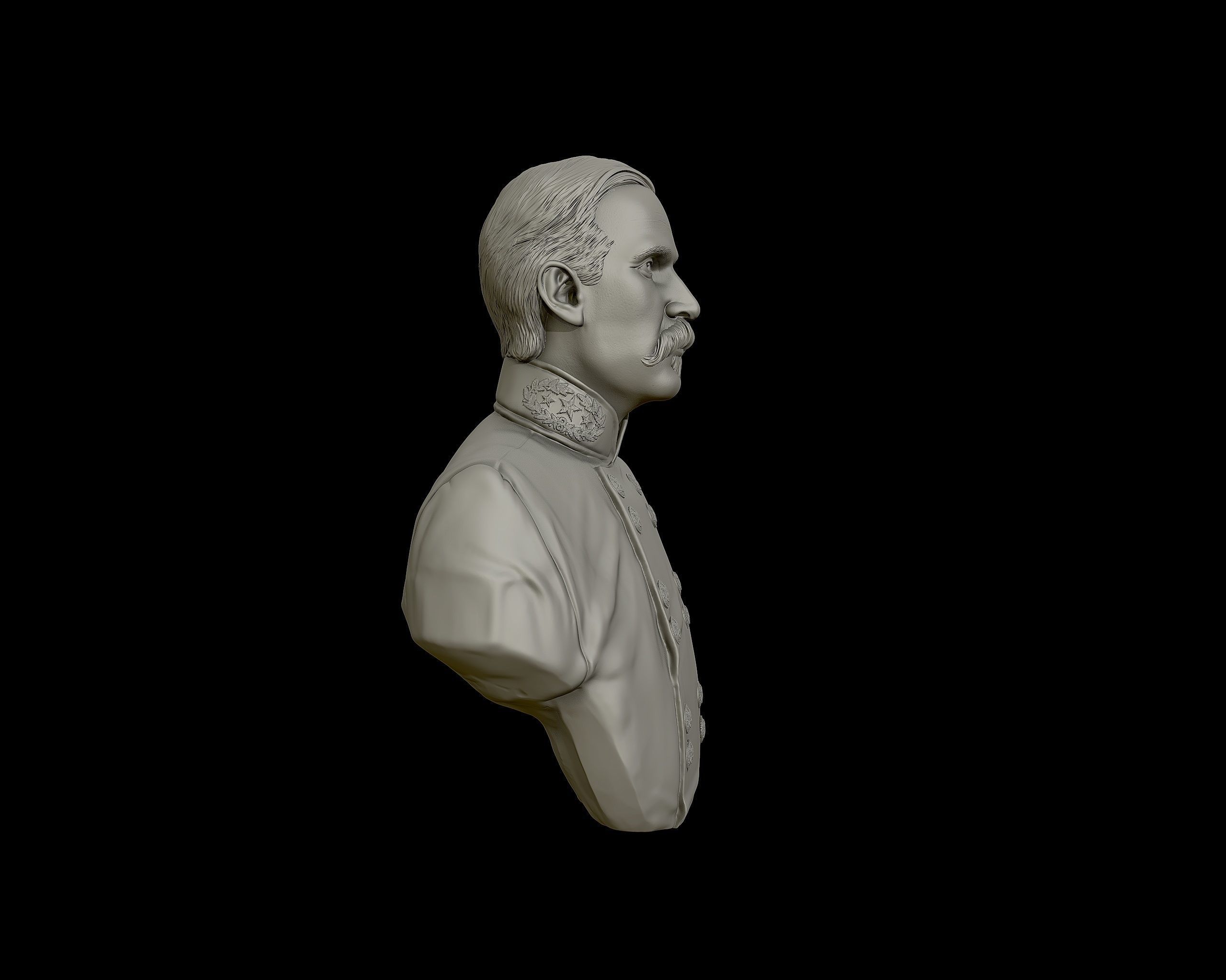 General Henry Heth bust sculpture  3D print model_22