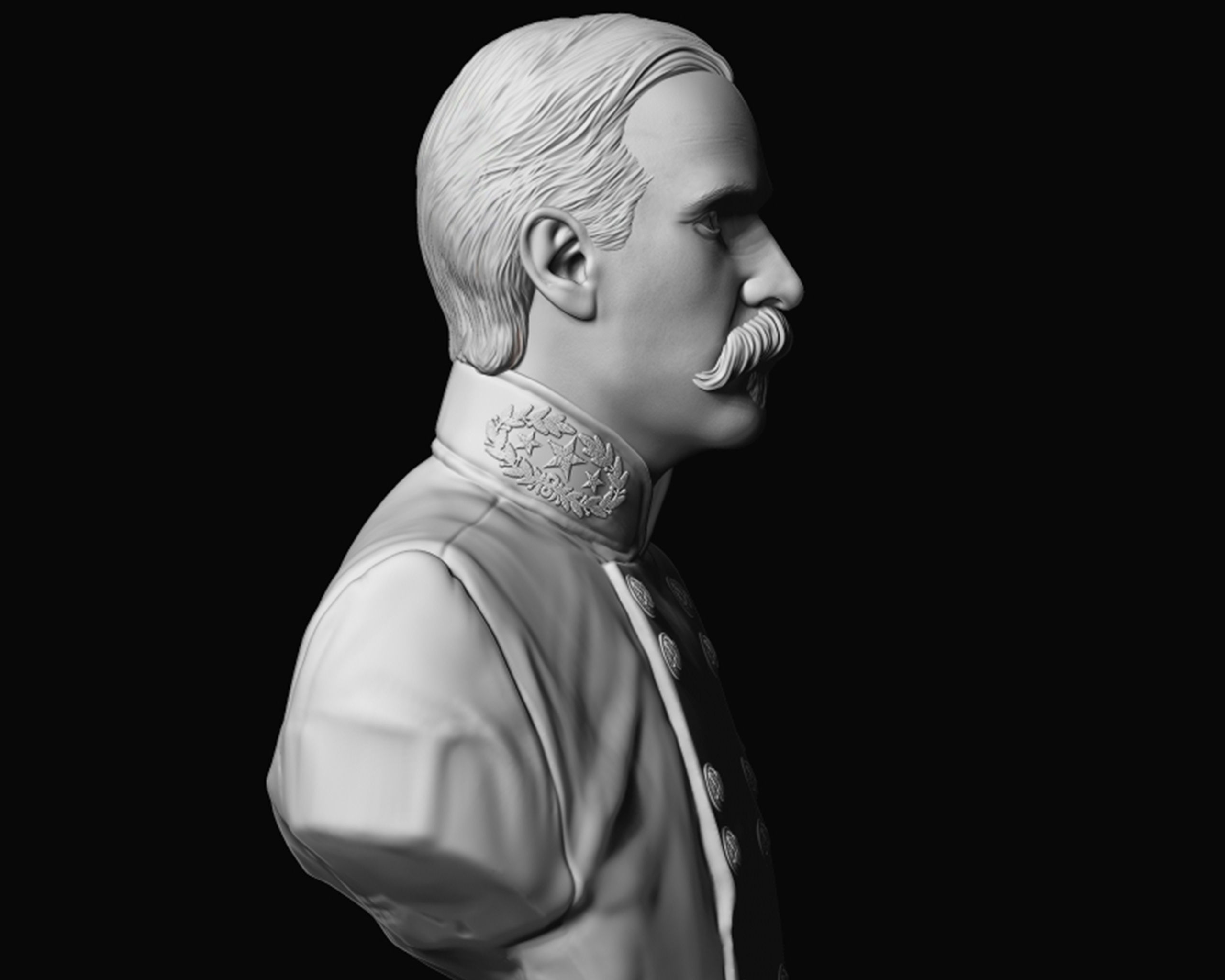 General Henry Heth bust sculpture  3D print model_9