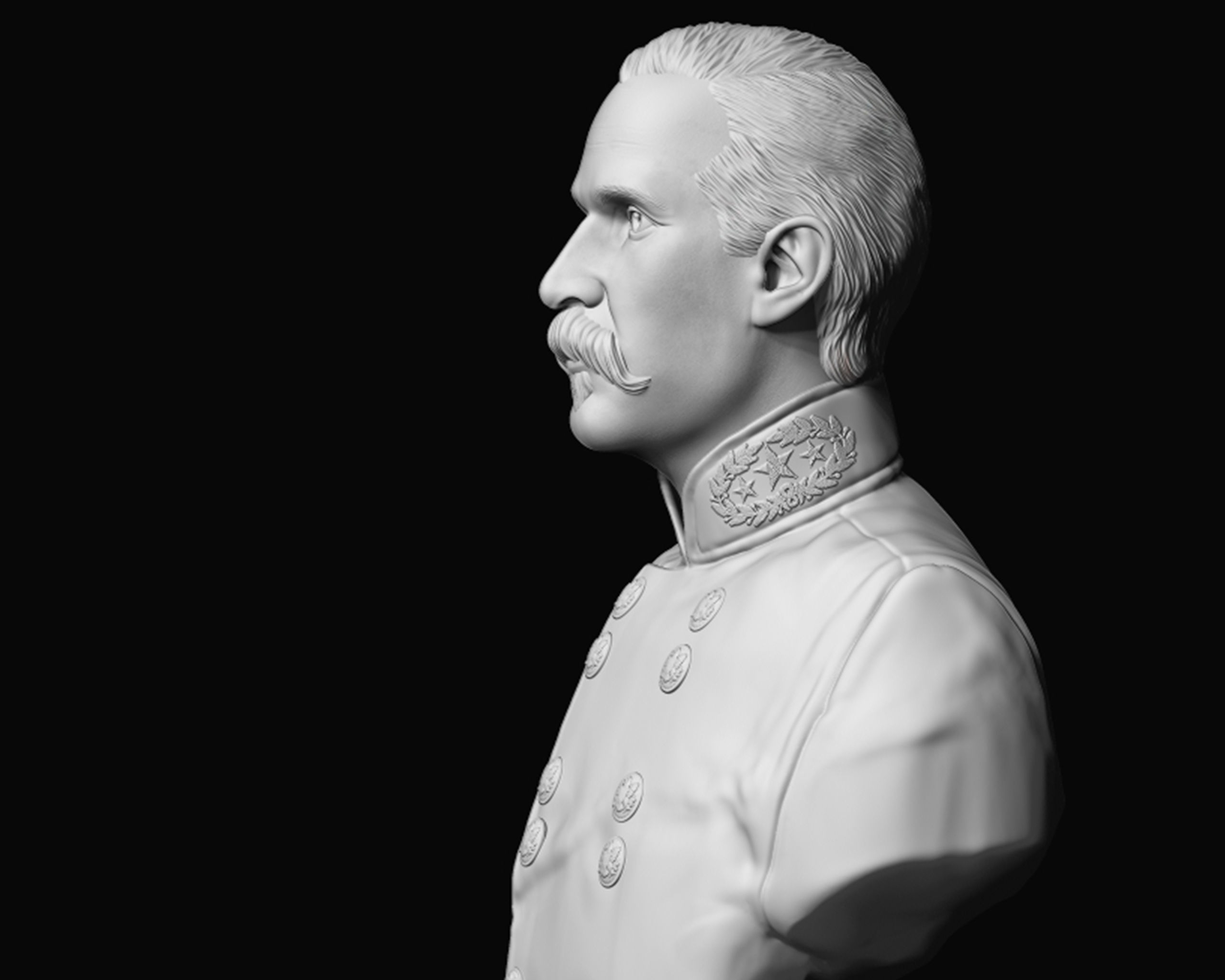 General Henry Heth bust sculpture  3D print model_8