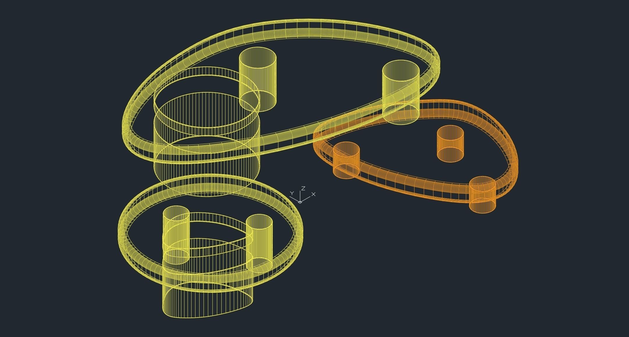 Trussardi Larry Coffee Table Low-poly 3D model_8