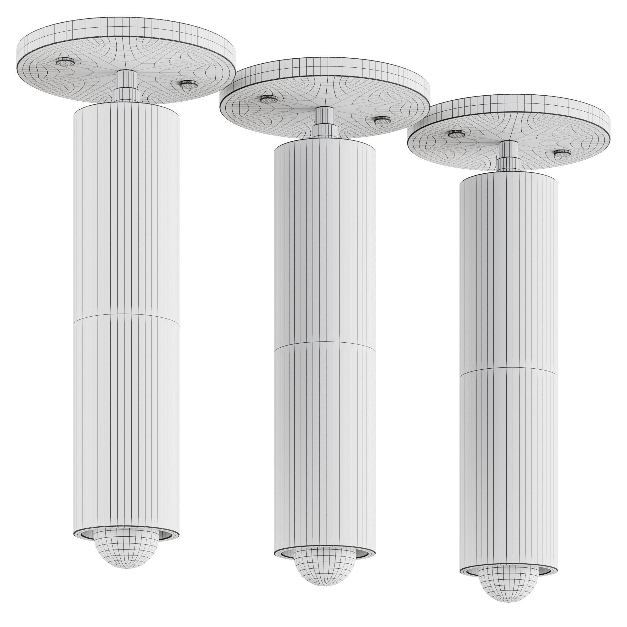 Workstead Lodge Flush Mount 3D model_1