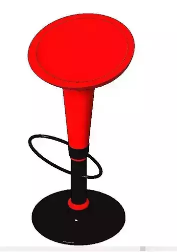 Bombo Bar Stools 3D Model-37 Low-poly 3D model