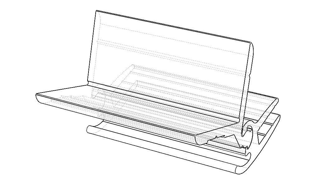3D model Aluminum Snap Fit Hinge VR / AR / lowpoly CGTrader
