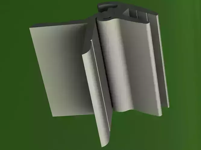 Aluminum Snap Fit Hinge