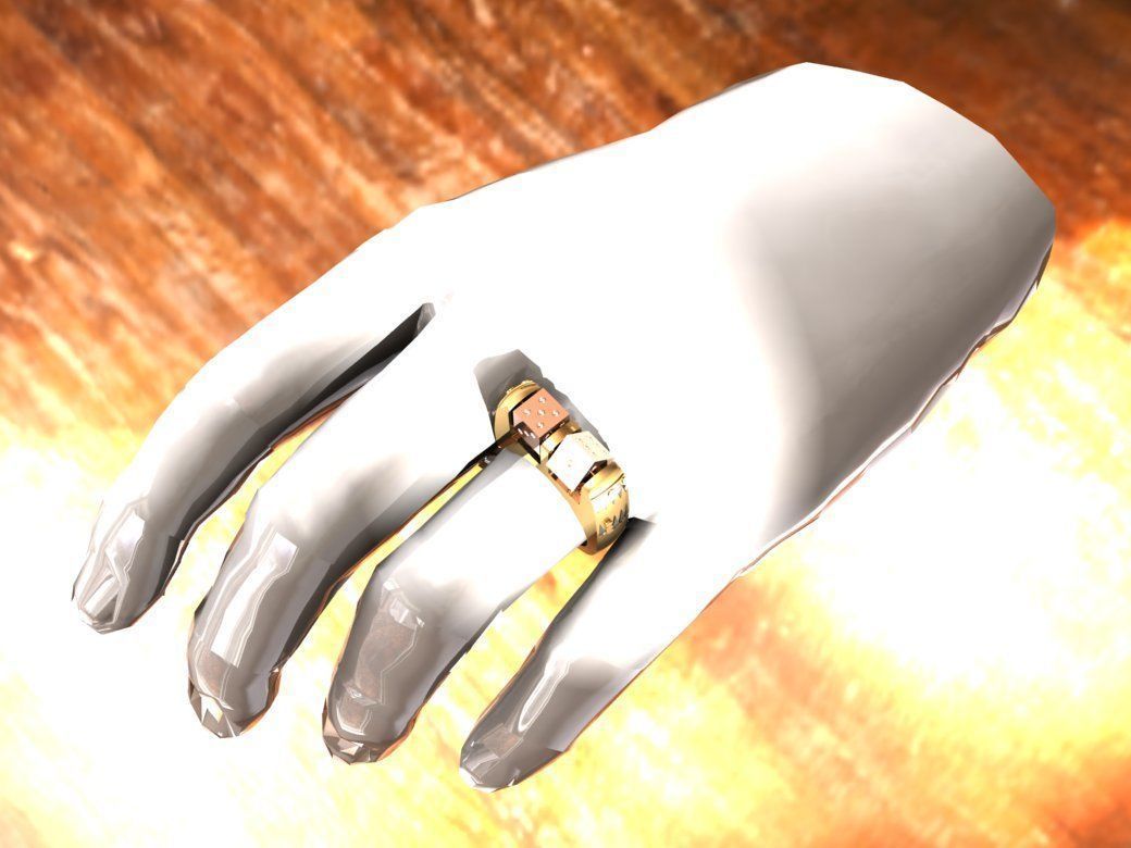 movable dice ring backgammon 3D print model_13