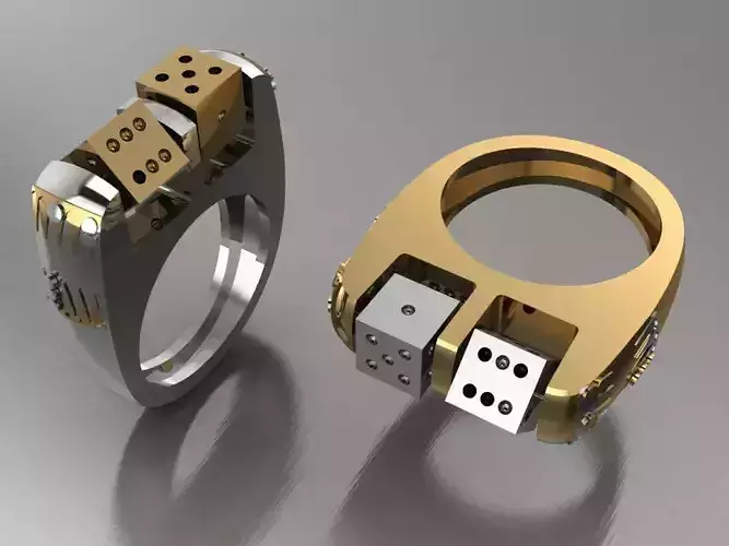 movable dice ring backgammon