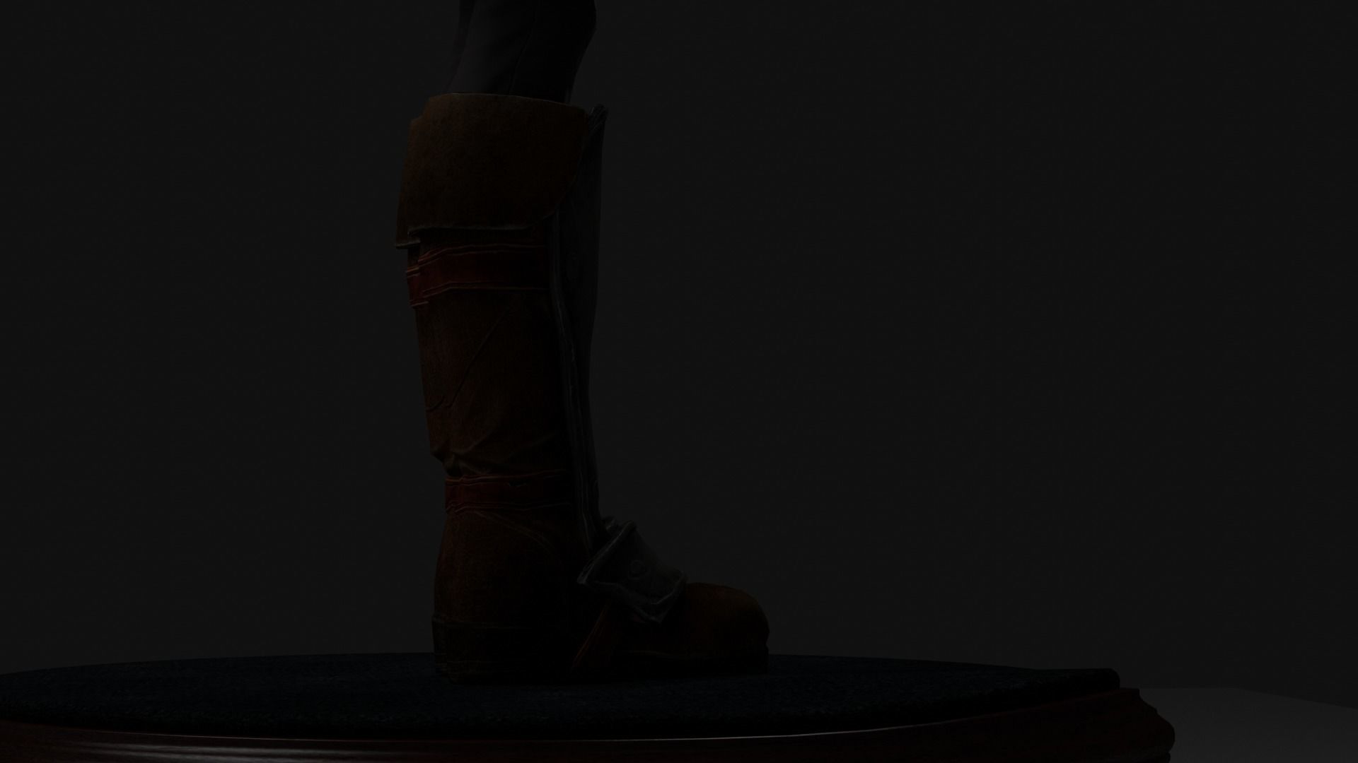 Ame Female Warrior Stylized NPR 3D model_8