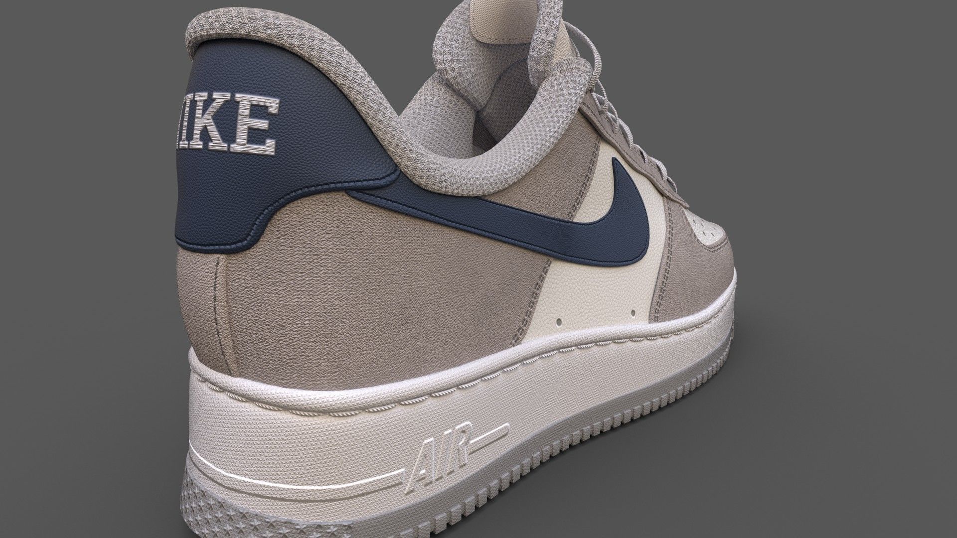 Nike Air Force 1 3D model_9