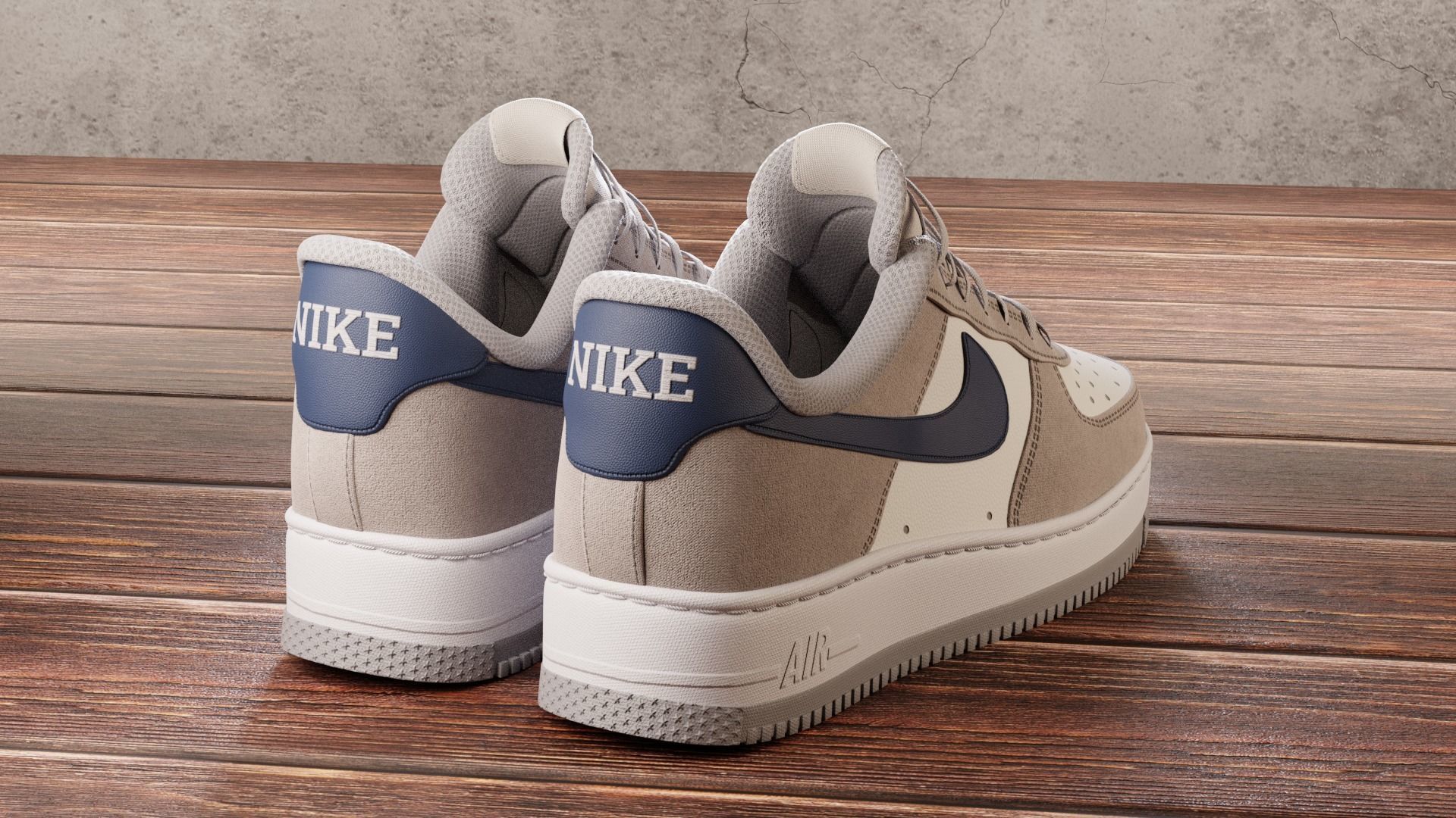 Nike Air Force 1 3D model_2