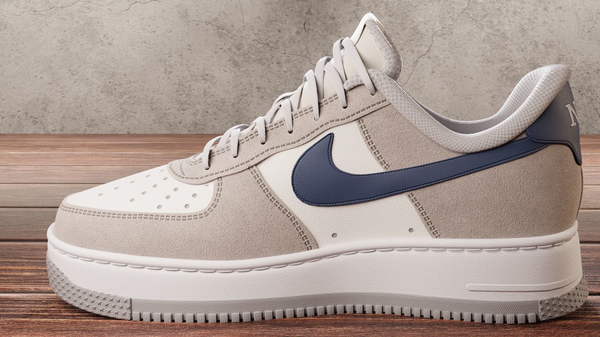 Nike Air Force 1 3D model_4