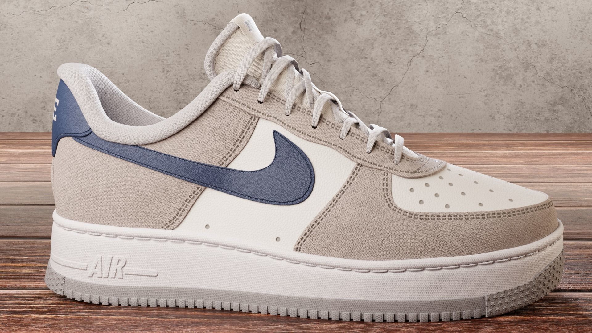 Nike Air Force 1 3D model_3