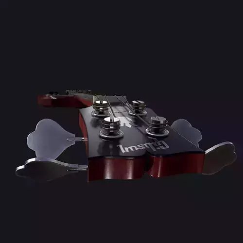 Gibson SG Standart Bass Low poly PBR Low-poly 3D model