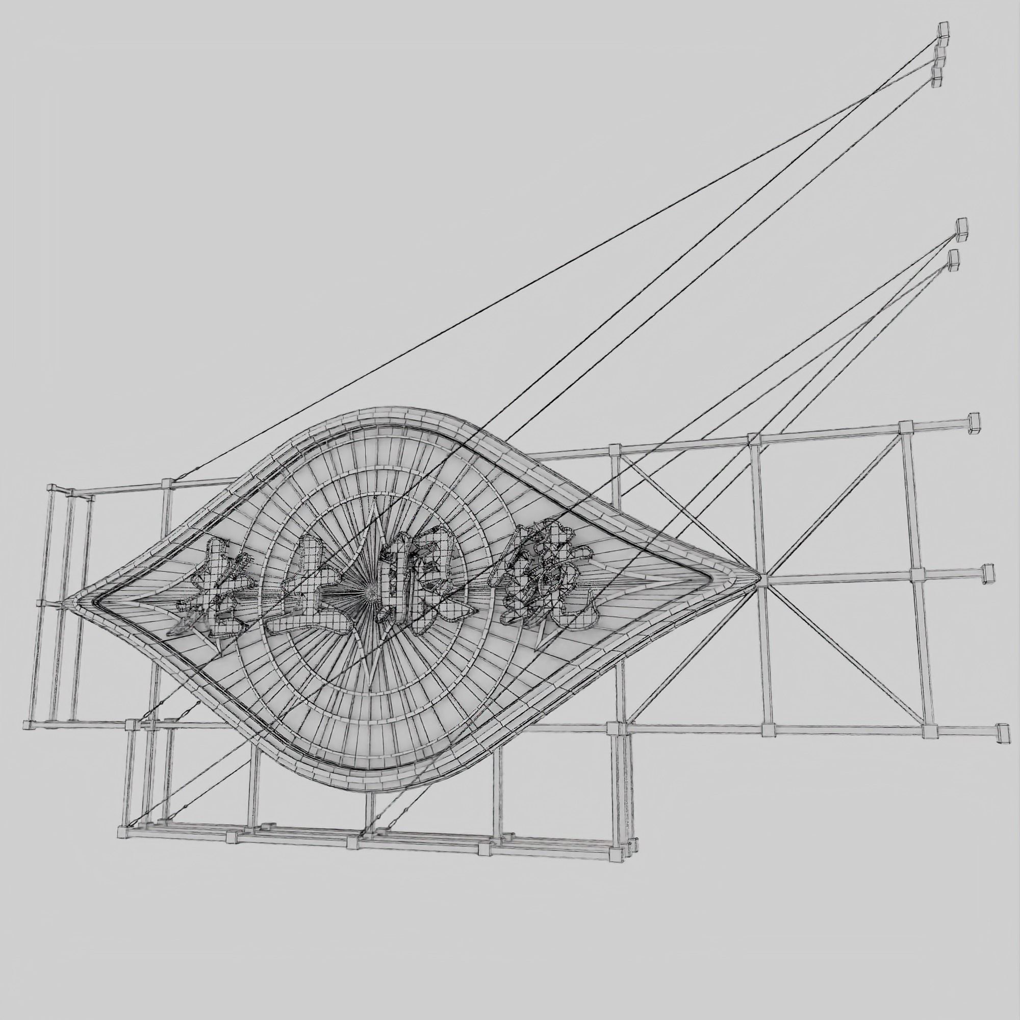 Hong Kong Neon Sign V05 Bundle 3D model_25