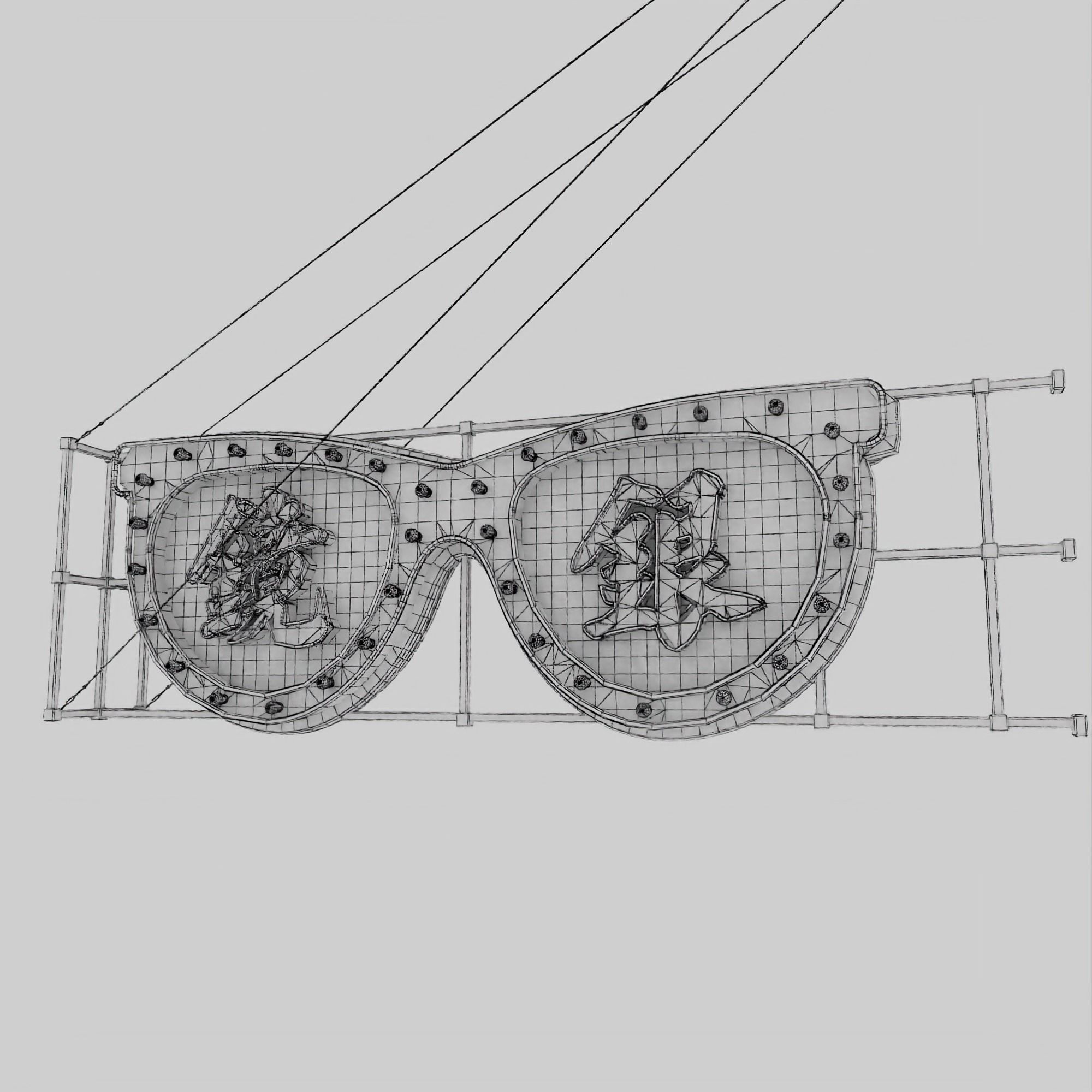 Hong Kong Neon Sign V05 Bundle 3D model_69