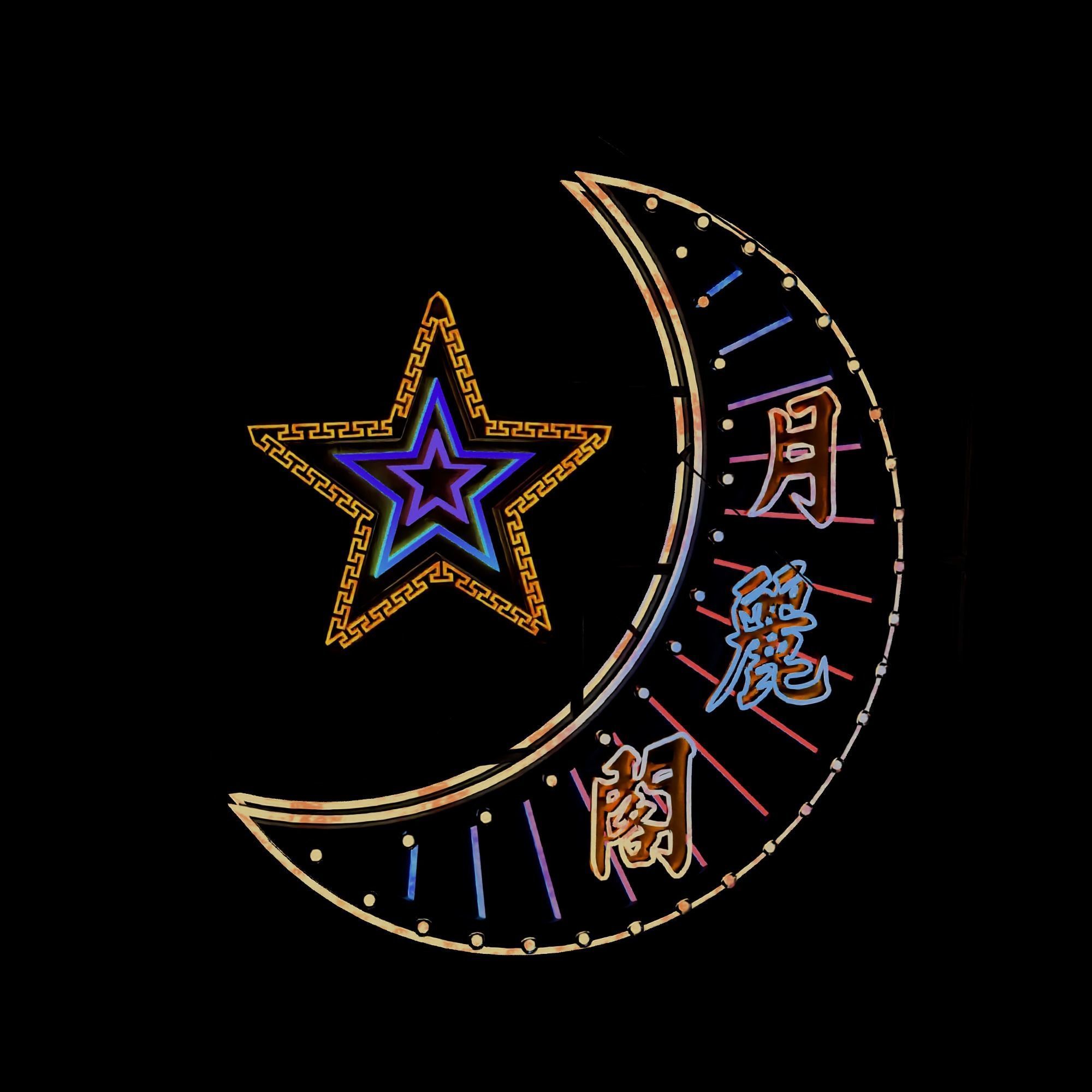 Hong Kong Neon Sign V05 Bundle 3D model_51