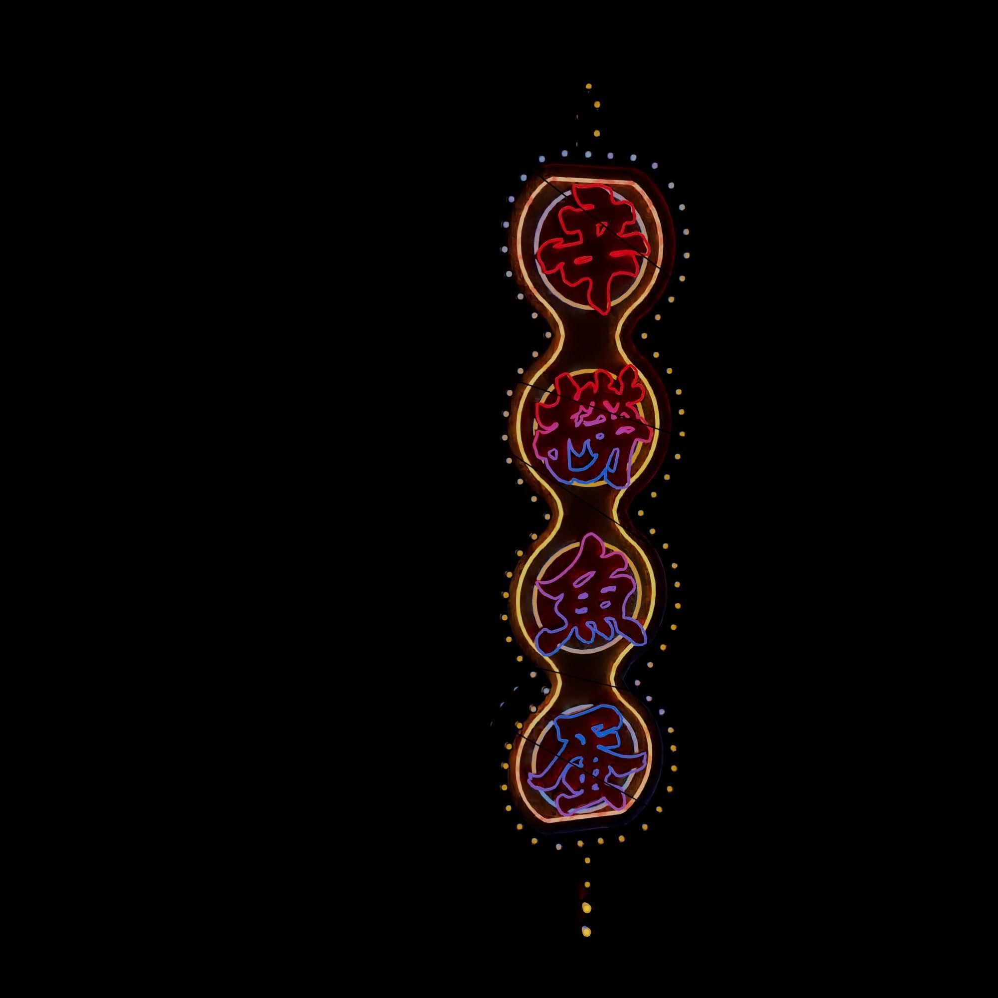 Hong Kong Neon Sign V05 Bundle 3D model_39