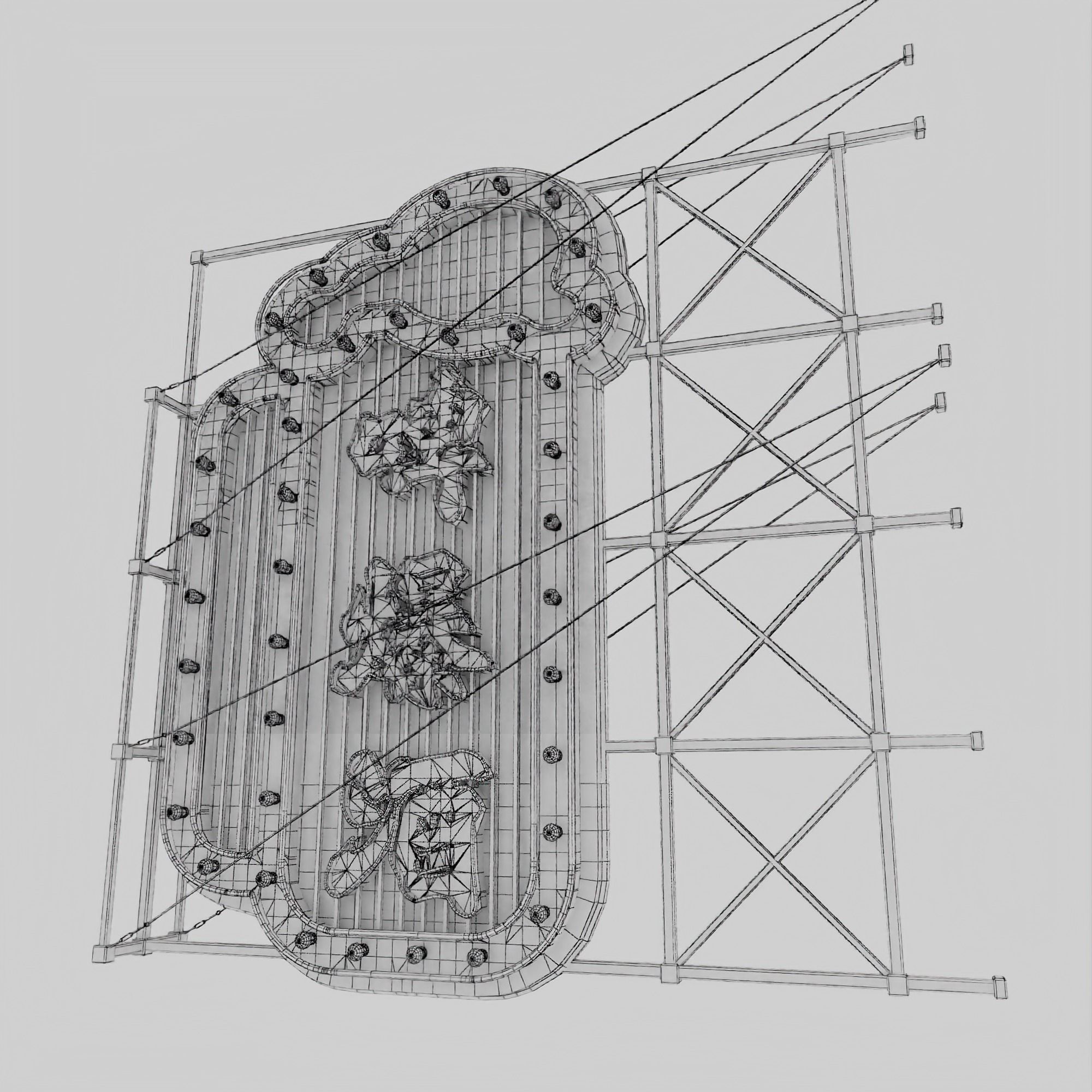 Hong Kong Neon Sign V05 Bundle 3D model_65