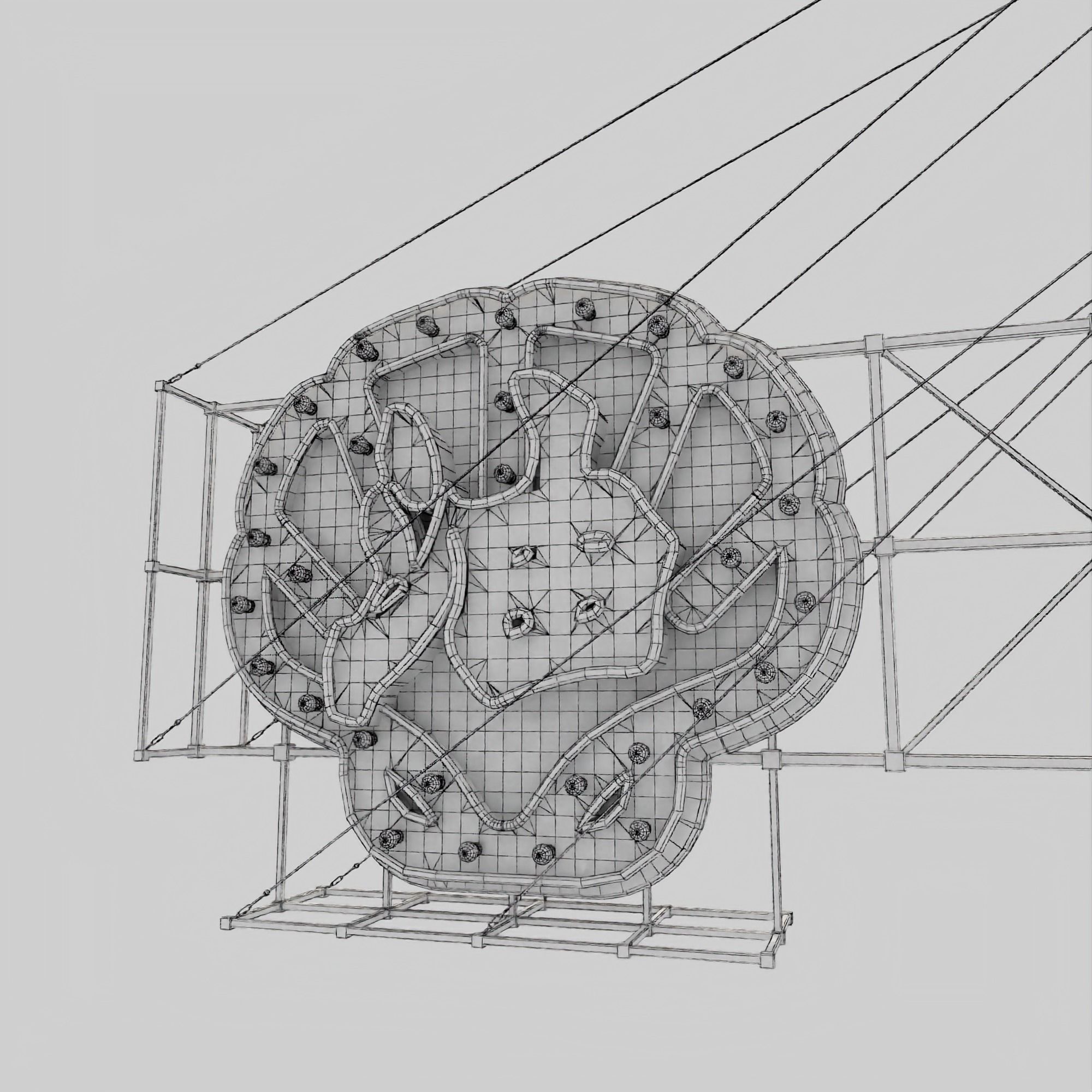 Hong Kong Neon Sign V05 Bundle 3D model_53