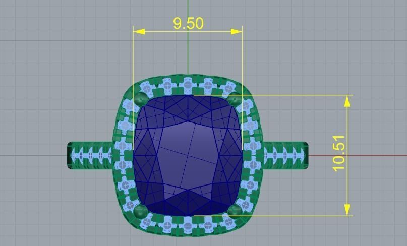 Wedding ring Model 3663 3D print model_8