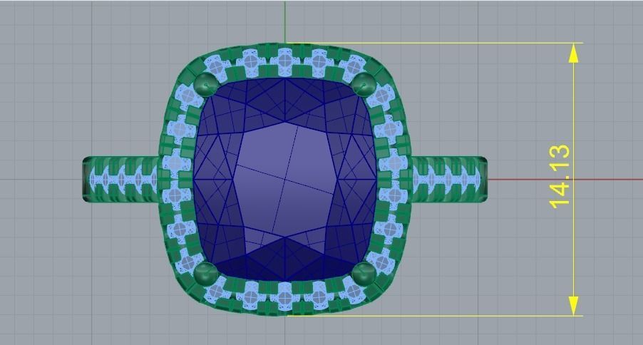 Wedding ring Model 3663 3D print model_6