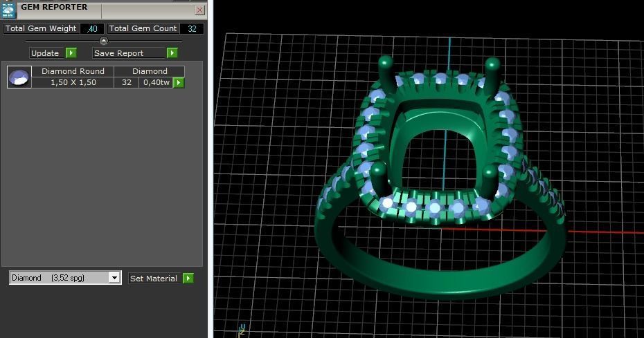 Wedding ring Model 3663 3D print model_9