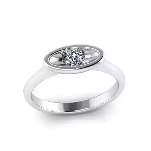 Engagement halo rings Model 3644