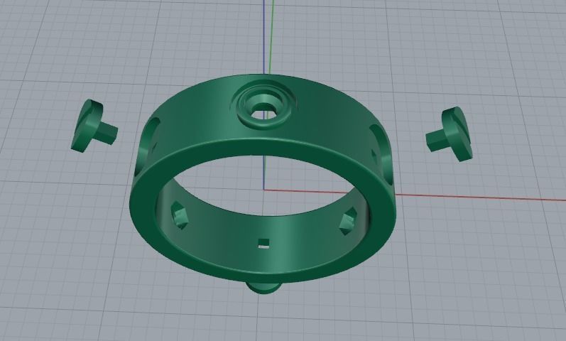 Ring bolt Model 3639 3D print model_2
