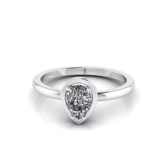 Engagement halo rings Model 3636 3D print model_0