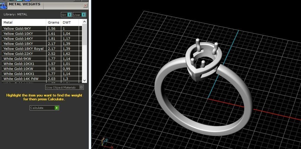 Engagement halo rings Model 3636 3D print model_8
