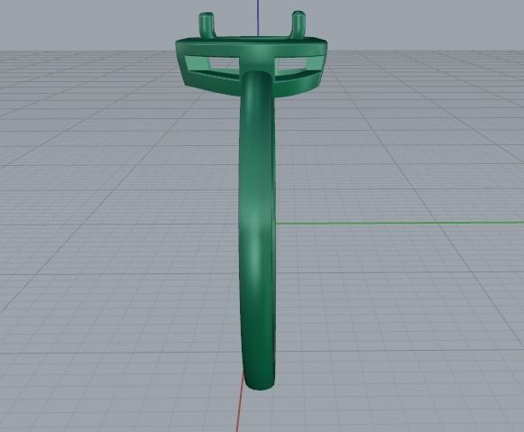 Engagement halo rings Model 3636 3D print model_3