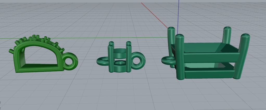 Pendant Model 3635 3D print model_3