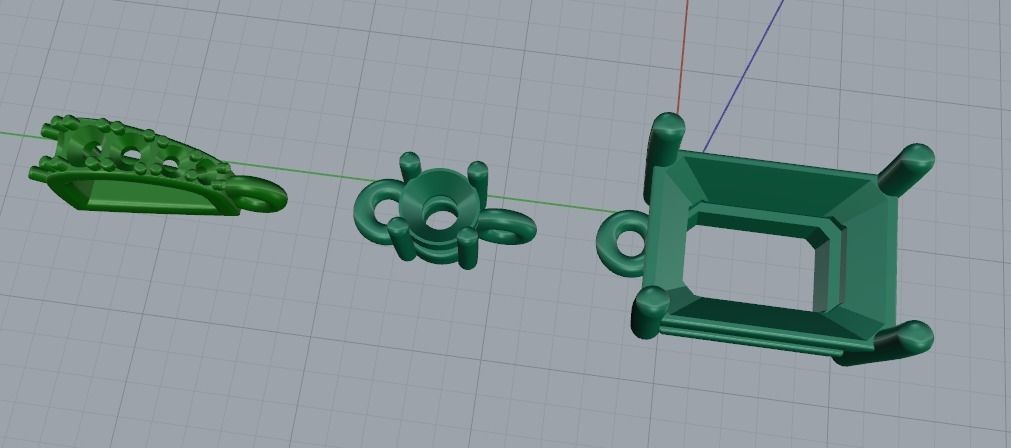 Pendant Model 3635 3D print model_2