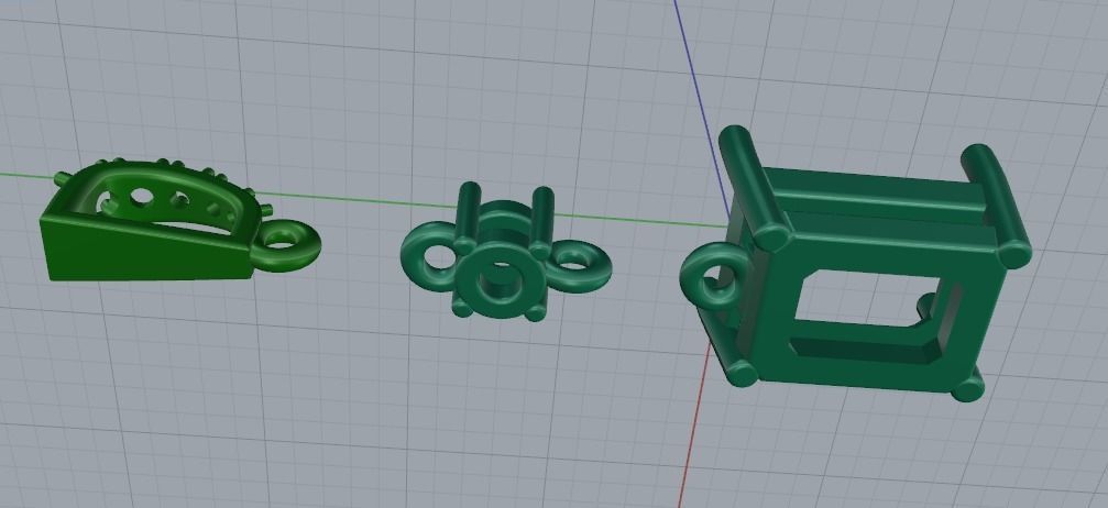 Pendant Model 3635 3D print model_4