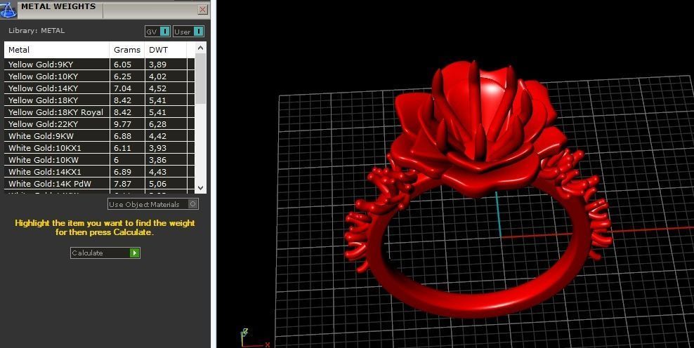 Ring flower Model 3625 3D print model_9