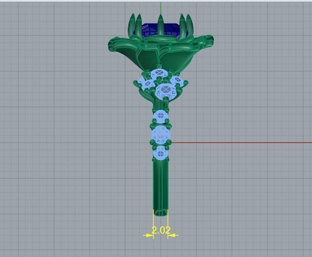 Ring flower Model 3625 3D print model_8