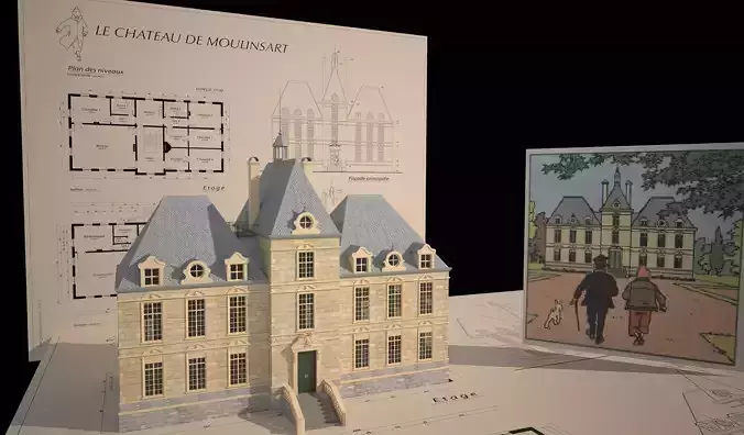 MOULINSART 3D model