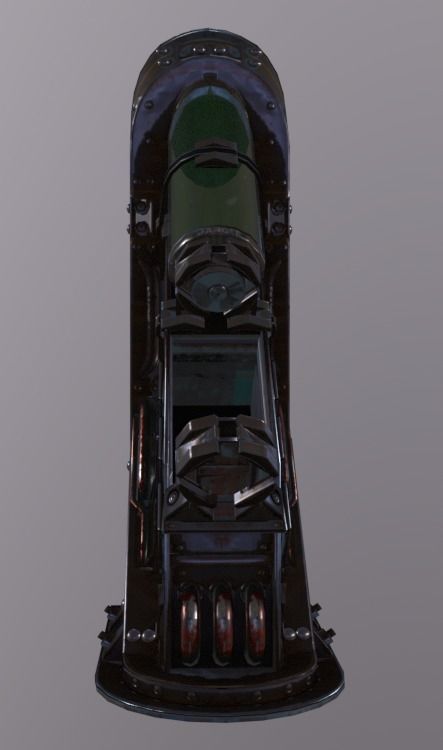 Fluid Receiver  Low-poly 3D model_2