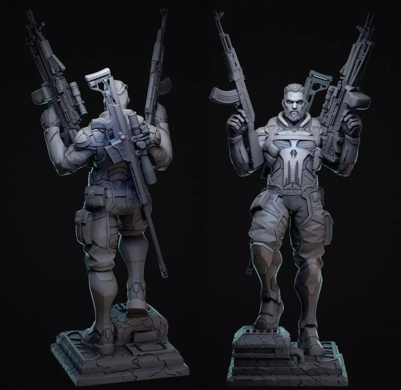 The Punisher 3D print model_0