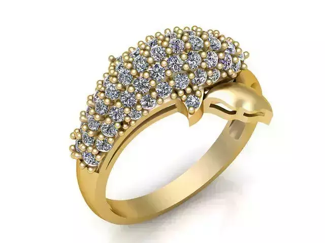 Diamond Ring Jewellery for Women 3D print model