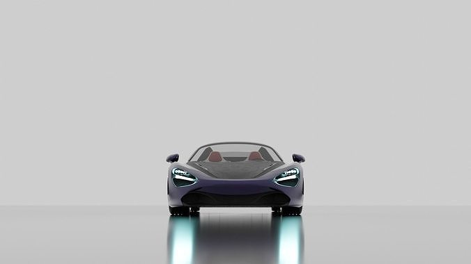 McLaren 720s Spider Free 3D model
