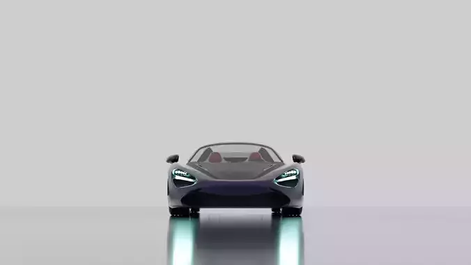 McLaren 720s Spider Free 3D model