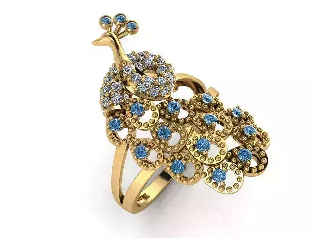 Diamond Ring Jewellery for Women 3D print model