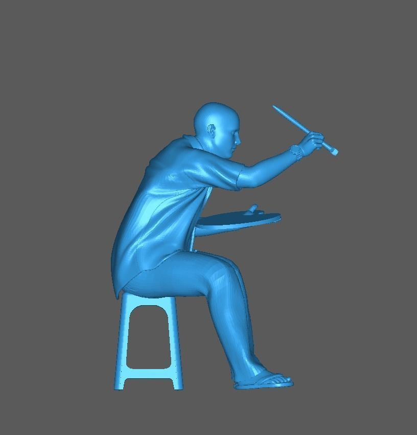 Figure Hardian Painting 1-64 Scale 3D print model_8