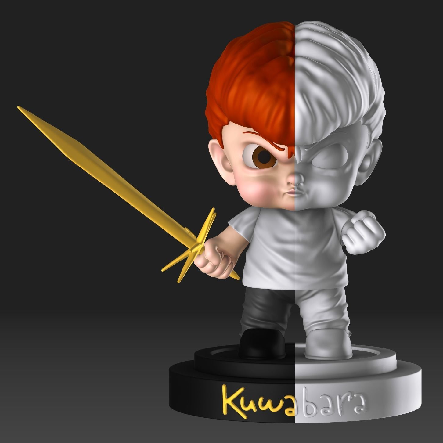 FOFUXO KUWABARA 3D print model_2